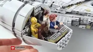 Star Plan Series Large Millenium Falcon Blocks No.05132 8445pcs Product Demo (slstoys)