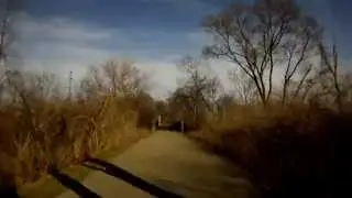 Cycling on the Old Plank Road Trail Heading East from New Lennox  (Video 12)