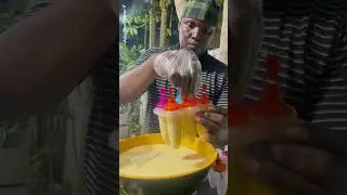 CASSAVA ICE CREAM ~how to make it the Ancient Style with Natural Additives #viralvideo  #youtube