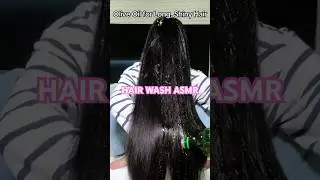 HAIR WASH ASMR #asmr #naturalhair #longhairgrowthtips