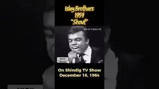 Isley Brothers live on Shindig, December 16, 1964. Performing &ldquo;Shout&rdquo; #oldschoolmusic