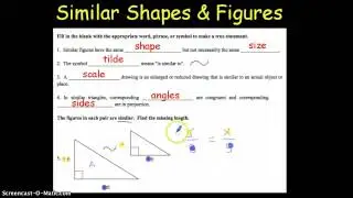 Intro Similar Shapes & Figures