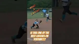 CHECK OUT THIS DIVE! Third Baseman's GREAT PLAY #softball #shorts