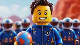 Elon Musk vs Jeff Bezos: Epic Battle for Mars Control | Dark LEGO World |
