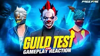 FREEFIRE LIVE GUILD TEST AND LIVE COSTOM  ROOM OR ID CHECK REACTION #guildtest #freefire #awmayush5