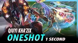QIUYI KHAZIX - HE ONESHOT IN 1 SECOND | KHAZIX VS NIDALEE