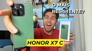 CHEGOU O HONOR X7C O CELULAR MAIS RESISTENTE QUE TESTEI! UNBOXING E TESTES