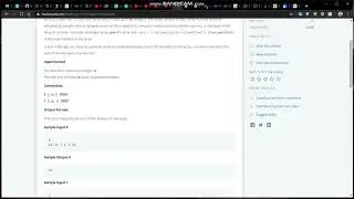 1D Arrays in C | HackerRank