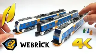 RegioPanter -  &Scaron;koda 7Ev Electric Multiple Unit Train (Webrick parts) #webrick #buildingblocks #toys