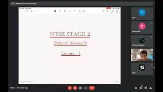 NTSE STAGE II | SST | SESSION 1 | POLITICAL SCIENCE
