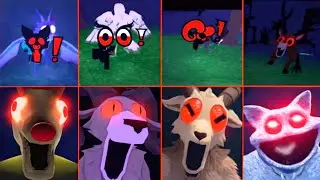  BAT vs OWL vs DEER vs RAM vs GOAT vs YETI & WOLF 99 Nights MORE DIFFERENT JUMPSCARES | ROBLOX GAME