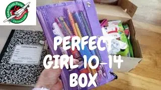 Operation Christmas Child: 2020 Shoebox Packing/ Unboxing GIRL 10 TO 14