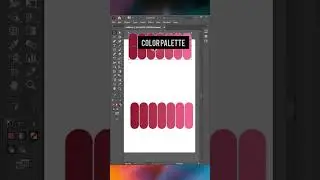 🎨 Design a Perfect Color Palette in Illustrator in 60 Seconds! #shorts #viral #colors #graphicdesign