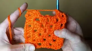 Granny square base all'uncinetto tutorial facile per principianti