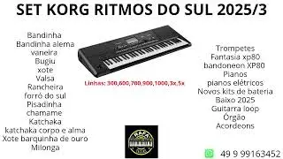 Ritmos do sul para korg