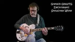 Gretsch G5422TG Electromatic Snowcrest White, blues rock improvisation - by Bert S.