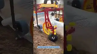 Shed film covering machine. #Farmmachinery #mechanical #Laminatingmachine #ArchShed #homegoods