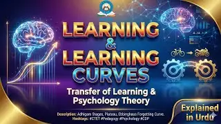 Psychology of Learning:Curves,Stages & Classroom Strategies for TET, CTET & DSC aspirants #tet #ctet
