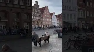 Площадь Ам Занде (am Sande) Люнебург Германия