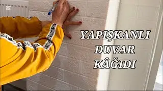 Yapışkanlı Duvar  Kağıdı ‼️#duvarkağıdı #dekorasyon #tadilat #köyevi