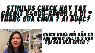 Stimulus check hay tax credit $4000-$$8000 l&agrave; g&igrave;? Đ&atilde; th&ocirc;ng qua chưa? Ai đủ điều kiện nhận?