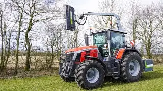 Hegnssnitter Monteret P&aring; Traktor | GreenTec RM 232