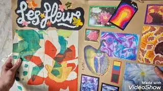 GCSE A* Art Textiles Sketchbook Tour! 👩‍🎨✨️