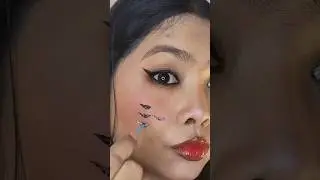 Eyemakeup hack for beginners 😱 perfect wing Eyeliner hack #ytshorts #eyemakeup #eyeliner #diy #hack