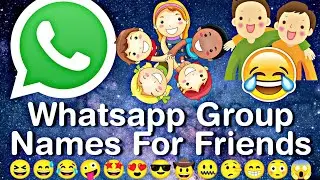 😍 Whatsapp Group Names | Friends Group Name | Funny Group Name | Family Group Names 2023