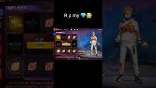 The final battle in free fire today event😭rip my 💎 #fadedwheel #freefireshorts