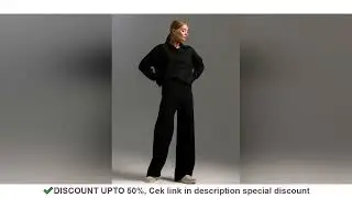 Bornladies Winter Thick Women Knitted Suits Soft 2 Pieces Sets Female Polo Neck Sweater & Wide Leg