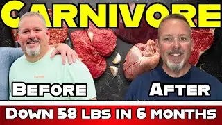 Carnivore Diet Before and After, 6 months eating only meat. 🥩 🍗🍖