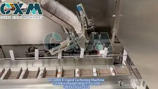 Automatic Cartoning Machine for Packaging | Spain Customer Factory Video #Eliquid #CartoningMachine
