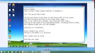 Hidden Features of Windows 8