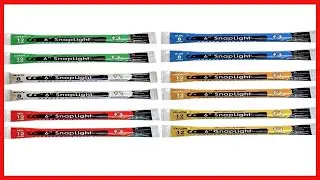 Cyalume 9 00741 Snap Light Stick, 6, RedWhiteBlueGreenYellowOrange Pack of 12
