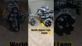 Worlds biggest Lego engine🔥 get it in bio now #automobile #lego #cool