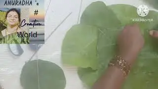 #visthari making with moduga leaves#
