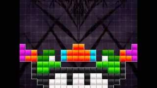 Tetris Pattern - 1-UP Mushroom