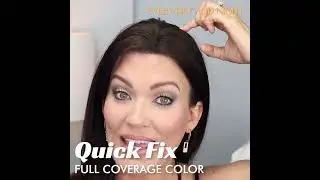 If you need a QuickFix to Cover Grey Hair this hair Darkening Brush is for you!