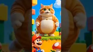 😹 Chunky Meets Mario &ndash; Funny Cat in Super Mario World!