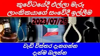 Sinhala news today |kuwait news sinhala |slbfe news |foreign news |kuwait sri lanka |sri lankan news