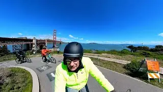 Bike Ride Over San Francisco's Golden Gate Bridge