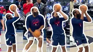 James Harden FULL Pregame Workout: Step-Back, Shooting And Dribbling Work