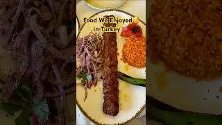 😋 Food We Enjoyed in Turkey 🇹🇷 #food #foodies #turkey #travel #istanbul #foodlovers #kabab