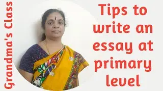 Level 1:  Tips to write an essay at primary level | English composition | English Grammar Class