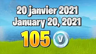 ⚡ Timed Missions Free V-Bucks / Alertes de missions V-Bucks gratuits - January 20 / 20 janvier