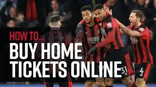 How to... | Buy AFC Bournemouth home tickets online 💻