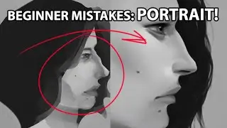 SIDE VIEW PORTRAIT -- Beginner mistakes!