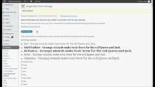 Google Web Fonts Manager Plugin for WordPress