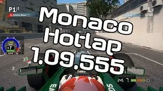 F1 2013 Monaco 1.09.555 Hotlap (Qualifying Lap)